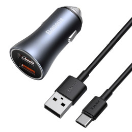 2x USB 40 W gyorstöltő SCP...