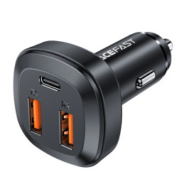 Autótöltő 66W 2x USB/USB-C...