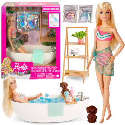 Barbie baba fürdés színes...