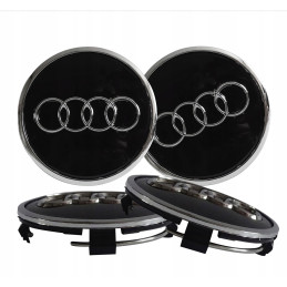 Fekete Audi emblémák 69 mm...